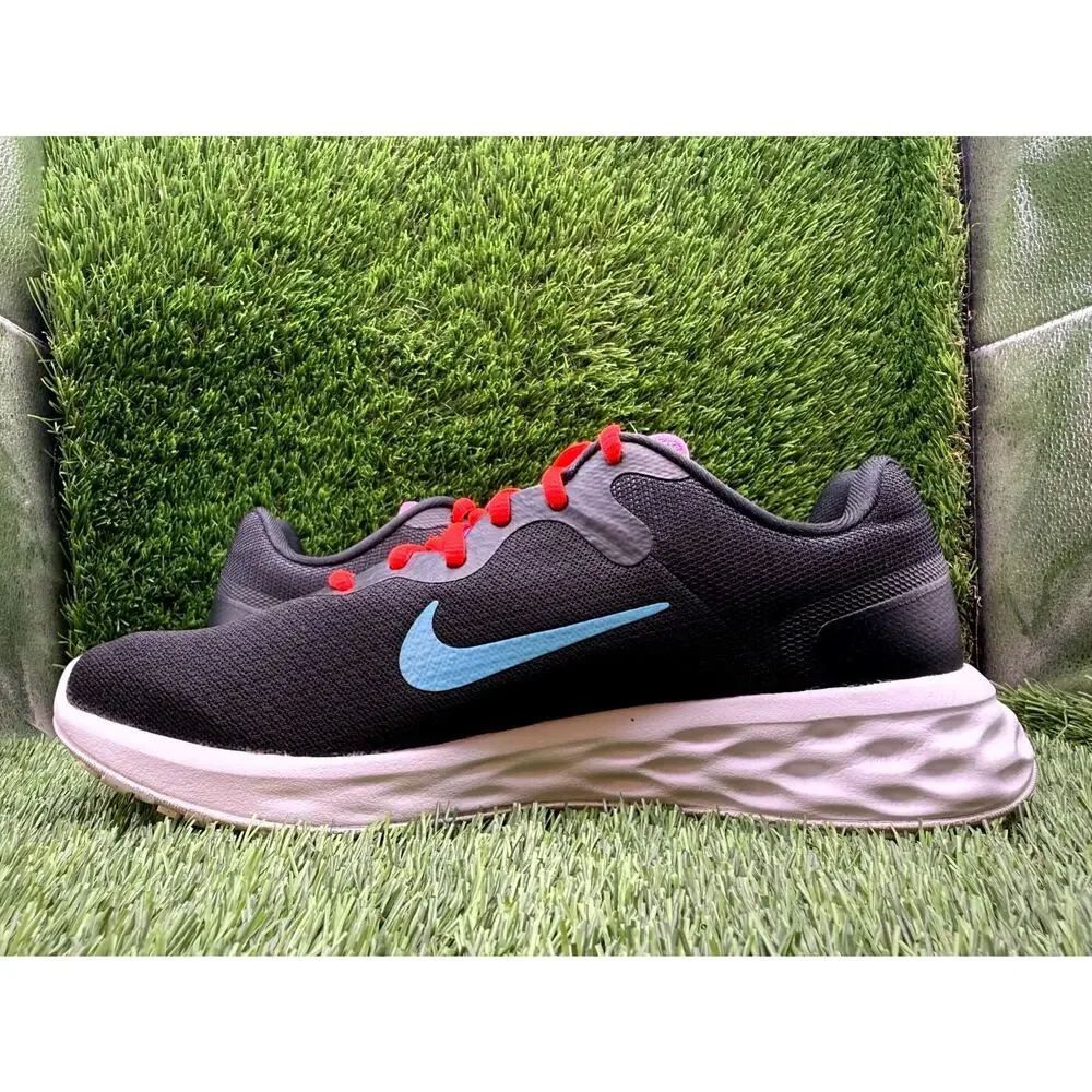 Nike Revolution 6 DC3729-011 Athletic Sneaker Women's 9 Black Mesh Cushioned